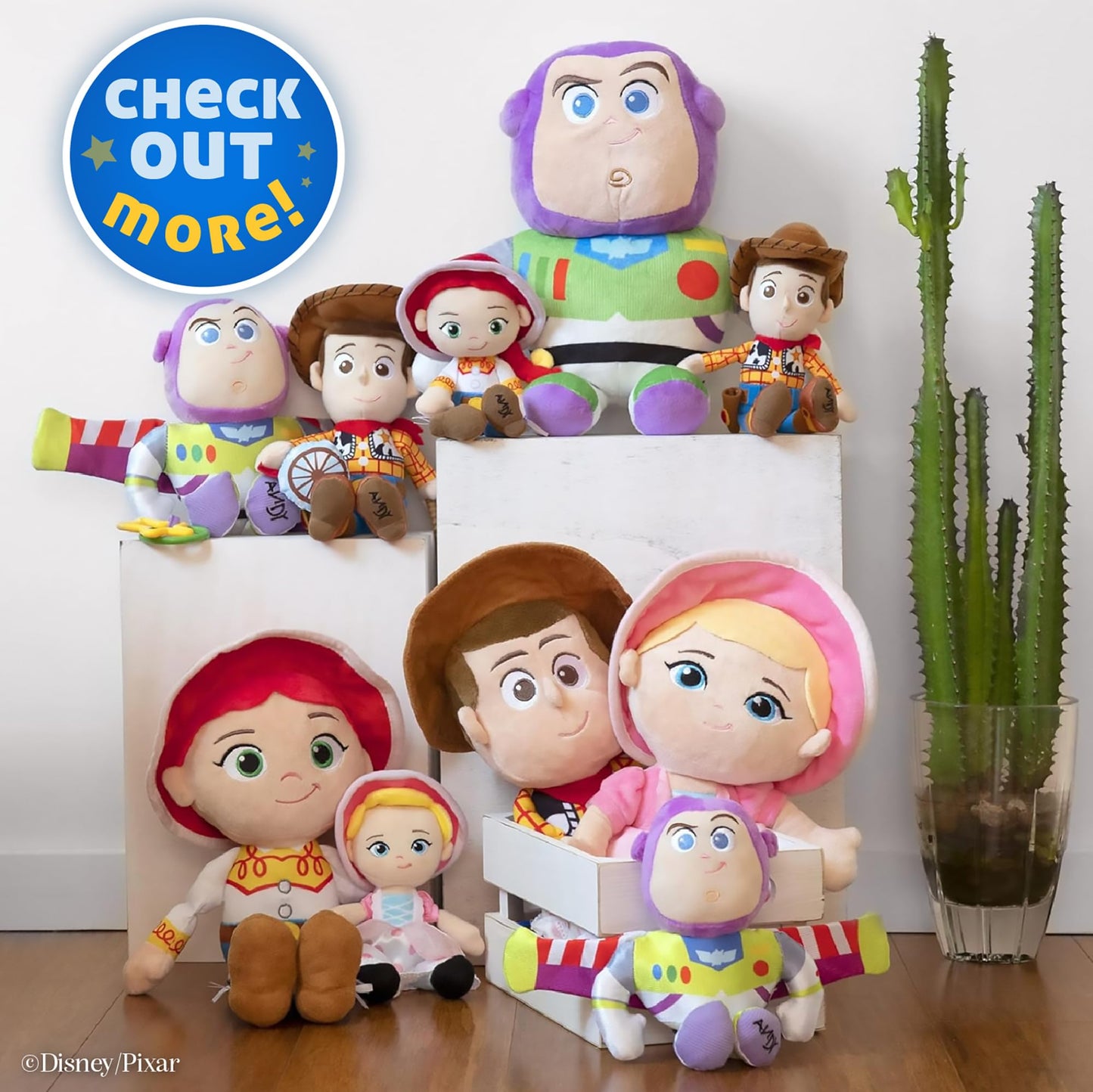 Kids Preferred Disney Pixar Toy Story Buzz Lightyear Toy Cuteeze Extra Soft Plush Stuffed Animal Toy for Baby and Toddler Boys and Girls 12 Inch Size