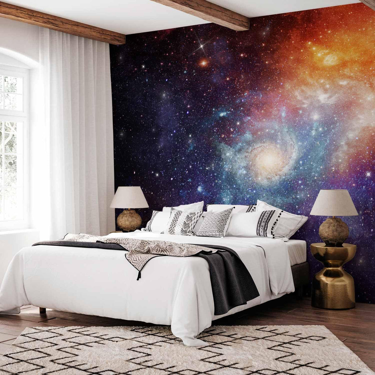 artgeist Premium Wall Mural Cosmos Galaxy 157x110 in - XXL Non-Woven Wallpaper Fleece Wall Decor Photo Print Picture Image Design Home f-C-0101-a-a