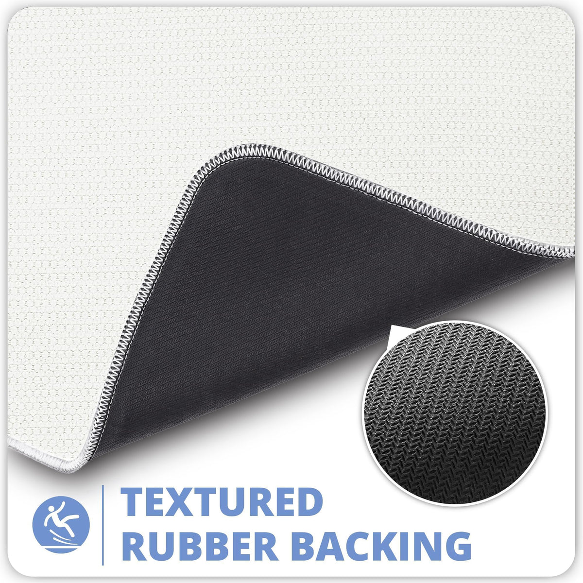 Bath Mat Ultra Thin Bathroom Runner Rugs (15 Sq Ft)