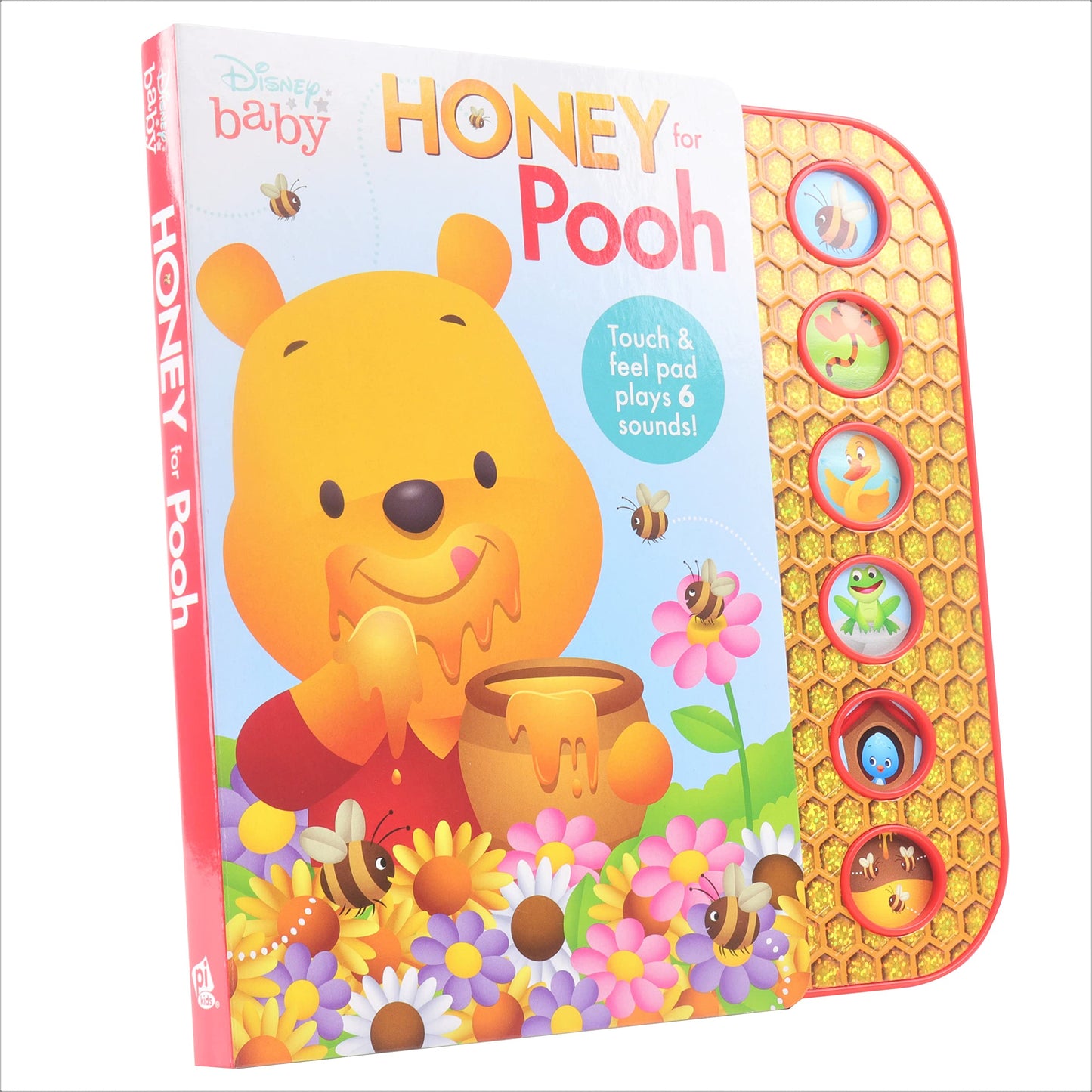 Disney Winnie the Pooh - Honey for Pooh- Touch & Feel Textured Sound Pad for Tactile Play - PI Kids
