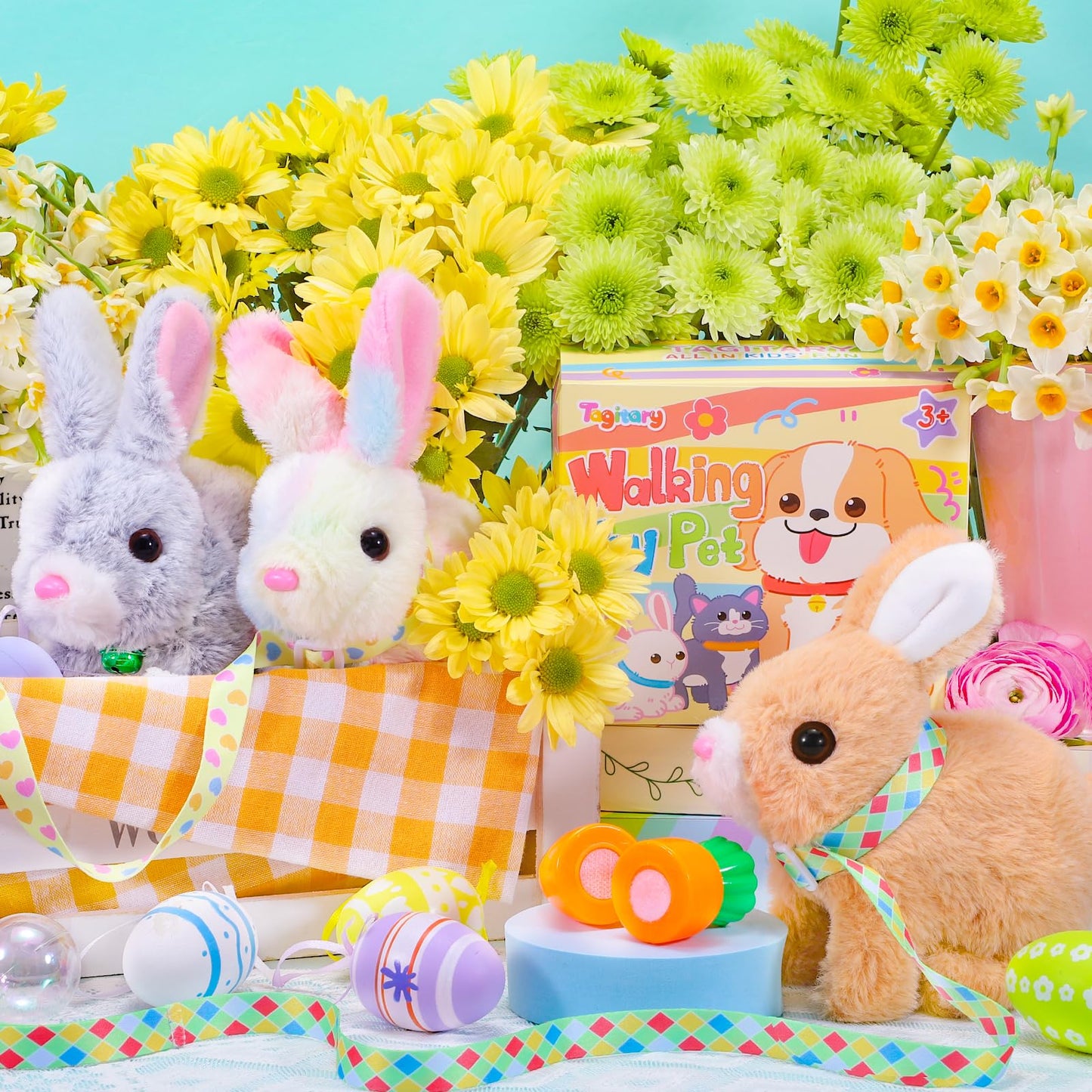 Tagitary Plush Toys Bunny Electronic Toy for Kids Toddlers