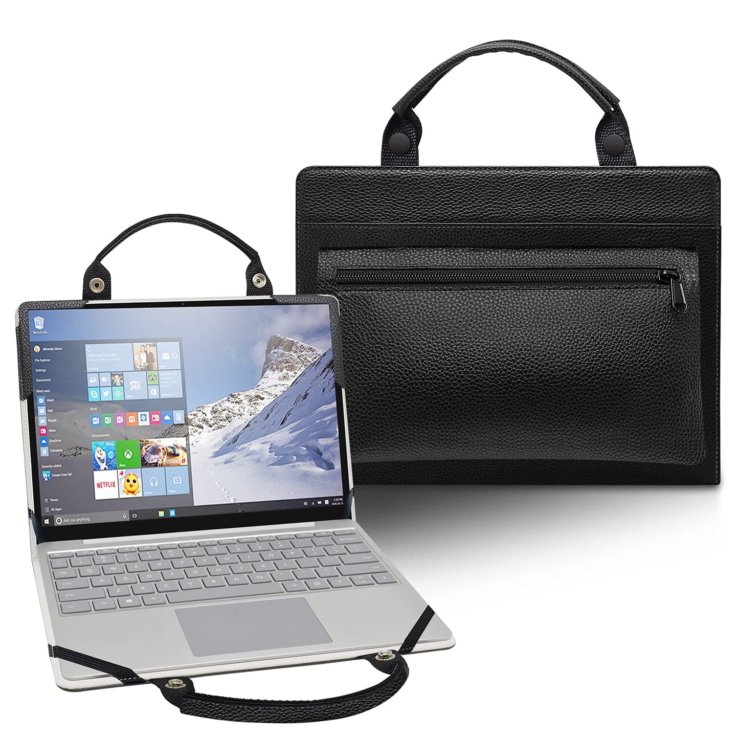 Protective Case & Portable Bag for Lenovo IdeaPad 1i, ThinkPad X1 Carbon Gen 5/8, ThinkPad Yoga 4/5, ThinkBook 14 G2/3, Lenovo K14 - Black