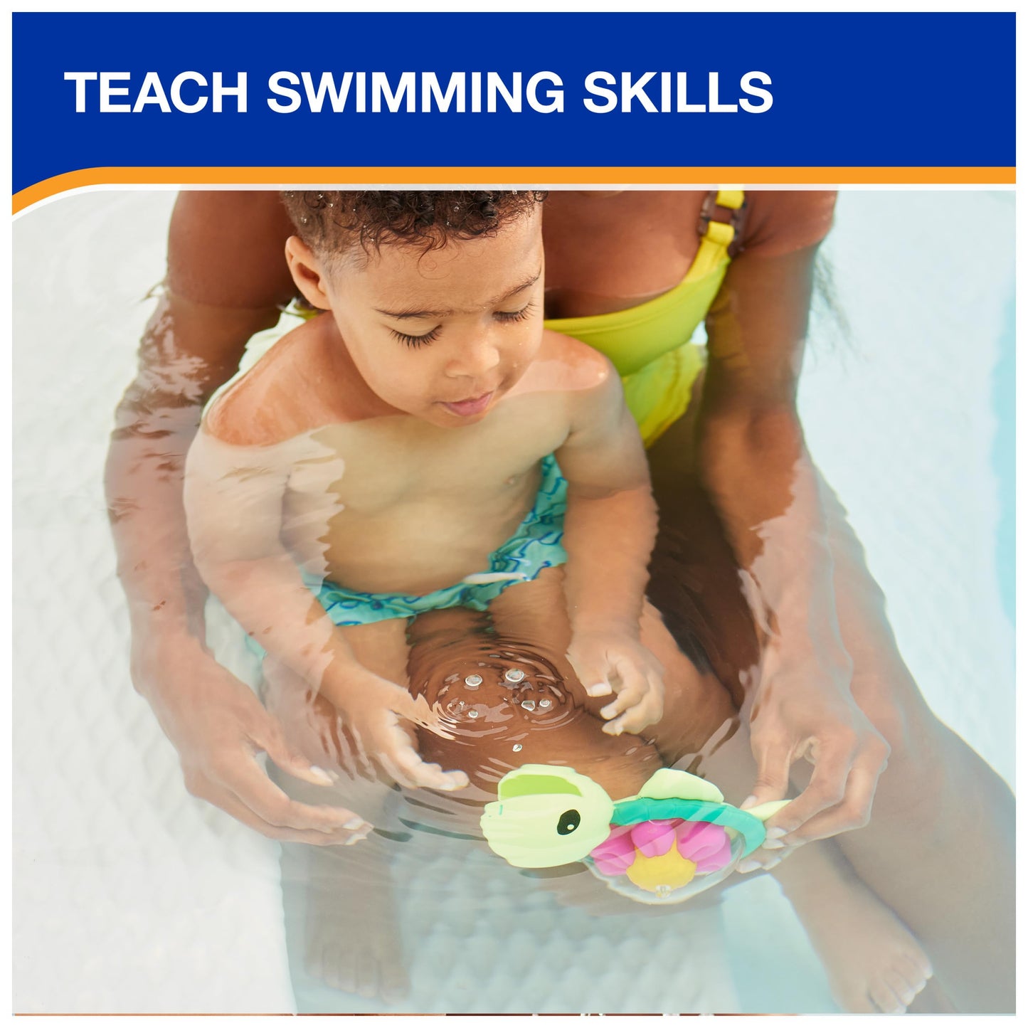 SwimWays Water Wheel Turtle, Kids Pool Accessories & Swimming Pool Toys, Turtle-Themed Water Toys for Kids Ages 2 & Up