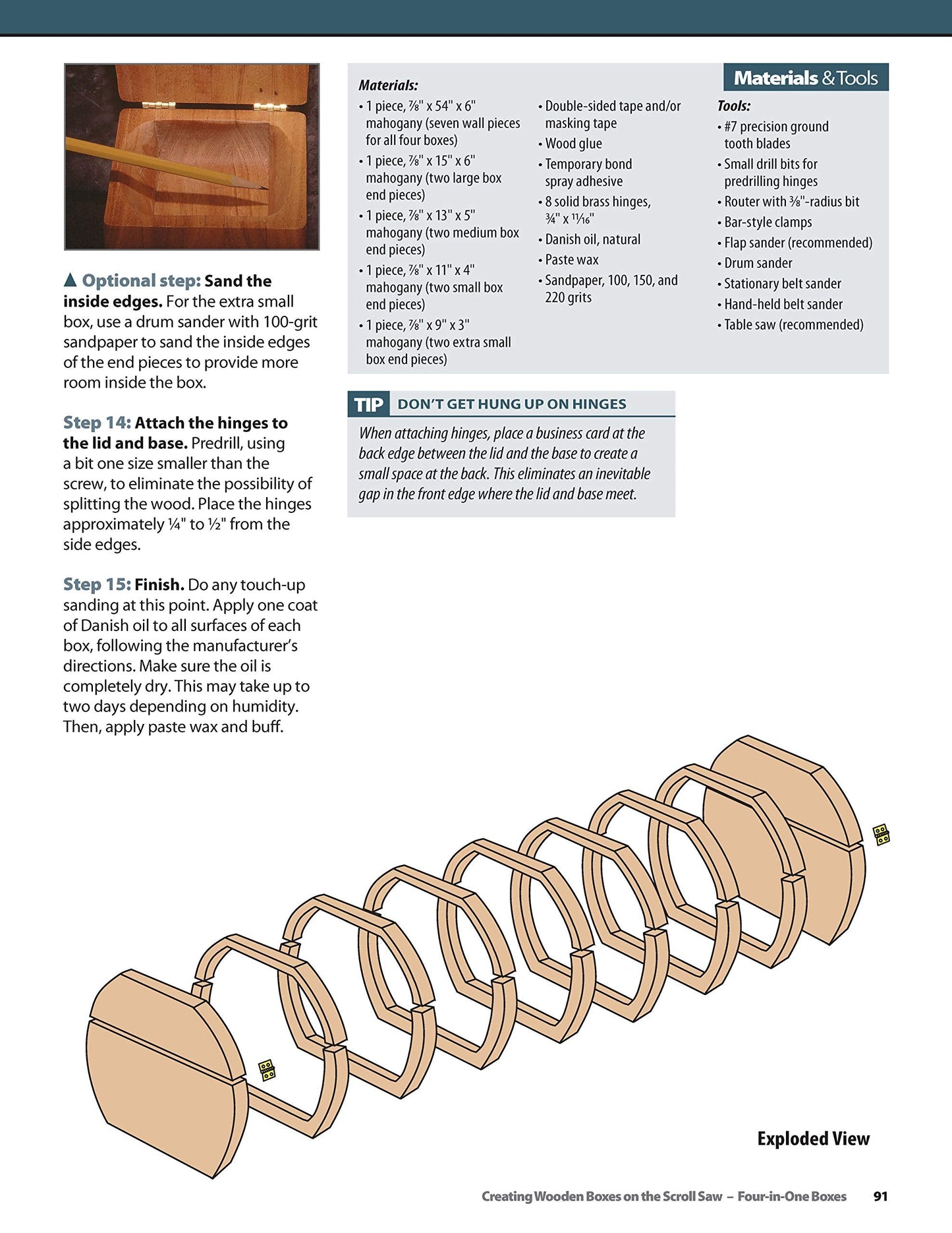 Creating Wooden Boxes on the Scroll Saw: Patterns and Instructions for Jewelry, Music, and Other Keepsake Boxes (Fox Chapel Publishing) 25 Fun Projects from Scroll Saw Woodworking & Crafts Magazine