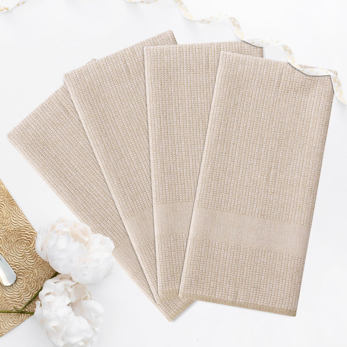 380 GSM Cotton Premium Kitchen Towels 3 Pack (3 Count)
