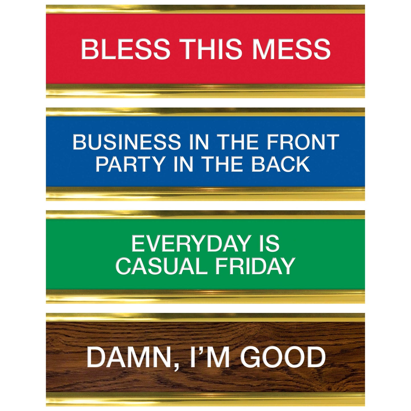 Genuine Fred Daily Desk Plaque Desktop Flip Book, assorted