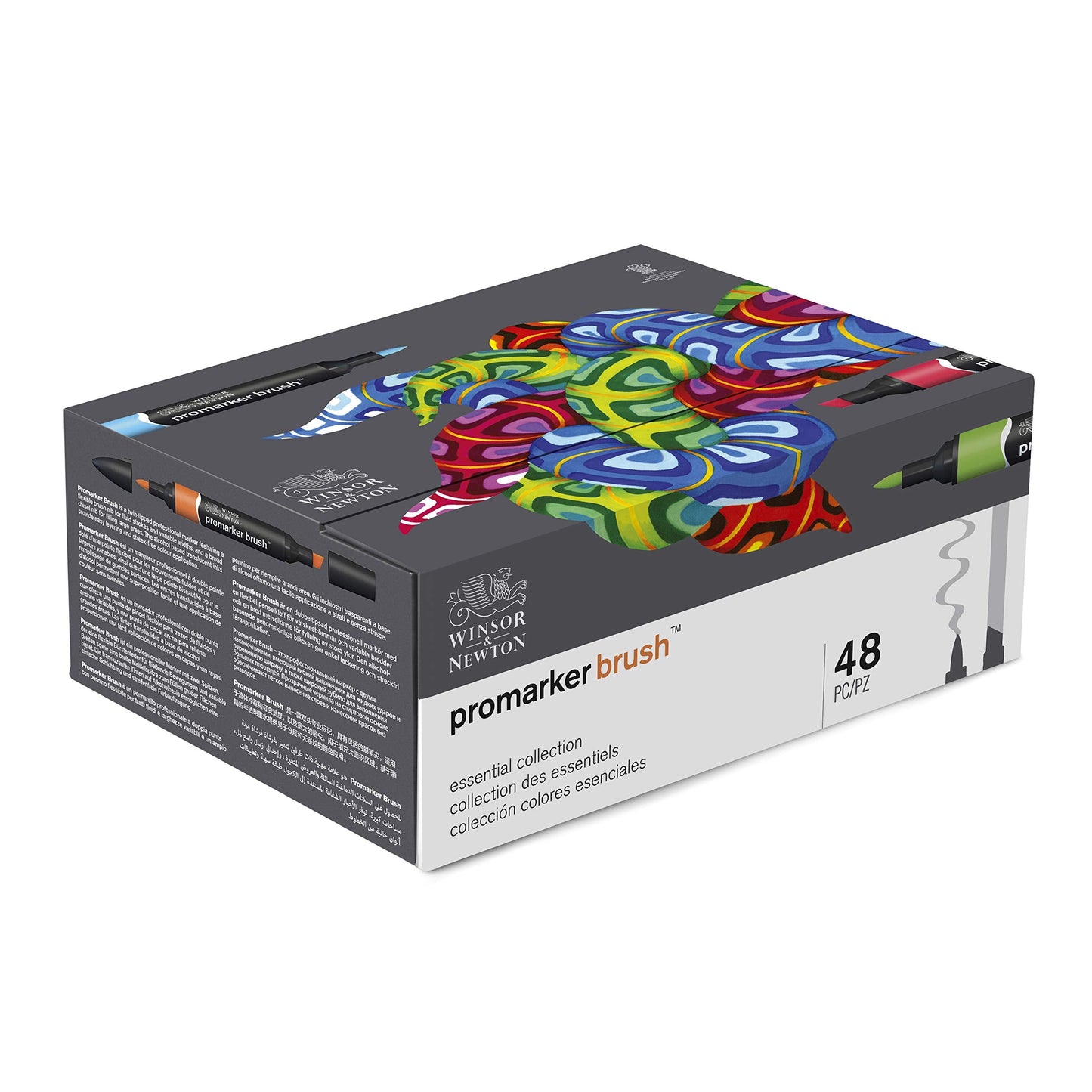 Winsor & Newton ProMarker Brush Set, 48 Count, Essential Collection