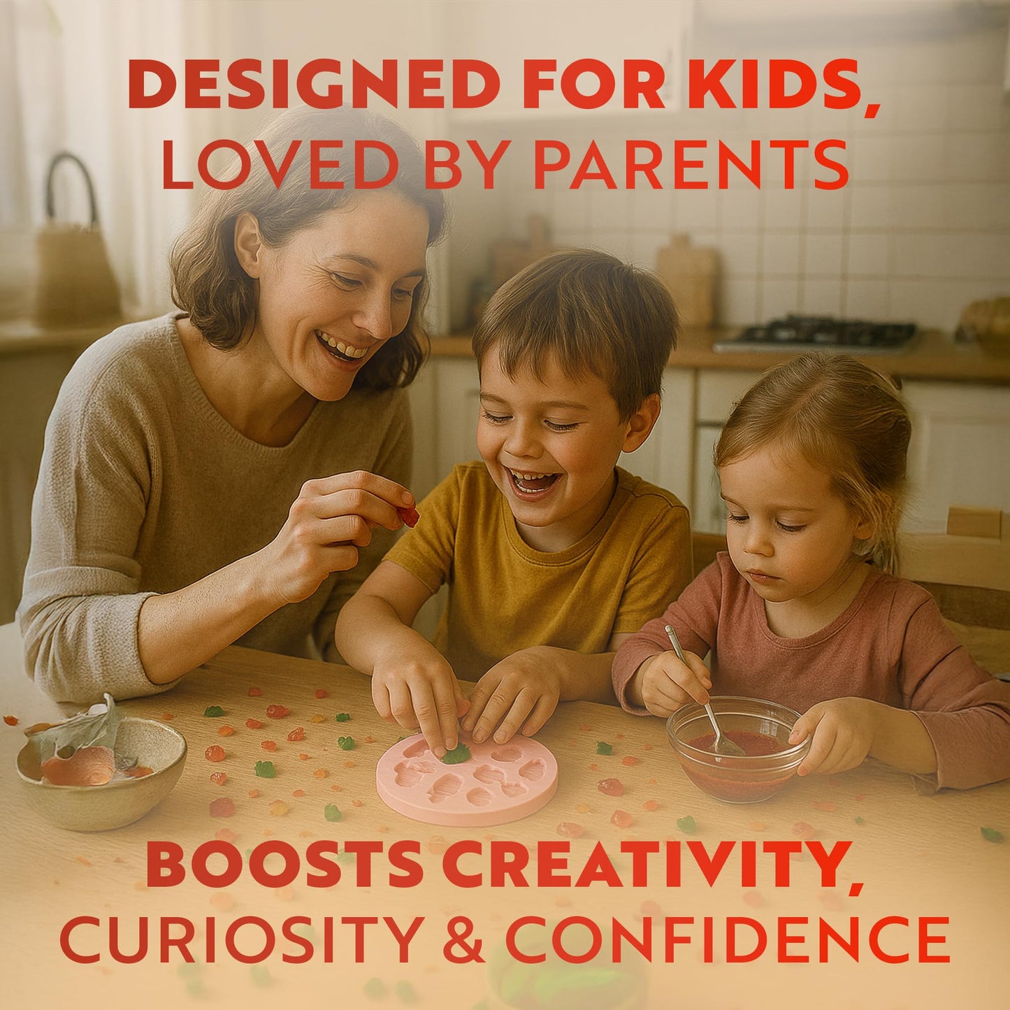 Playz Edible Candy Making Science Kit for Kids Ages 8-12 Years Old - Food Science Chemistry Kid Science Kit with 40 Experiments to Make Your Own Chocolates, Educational Science Kits for Boy & Girls