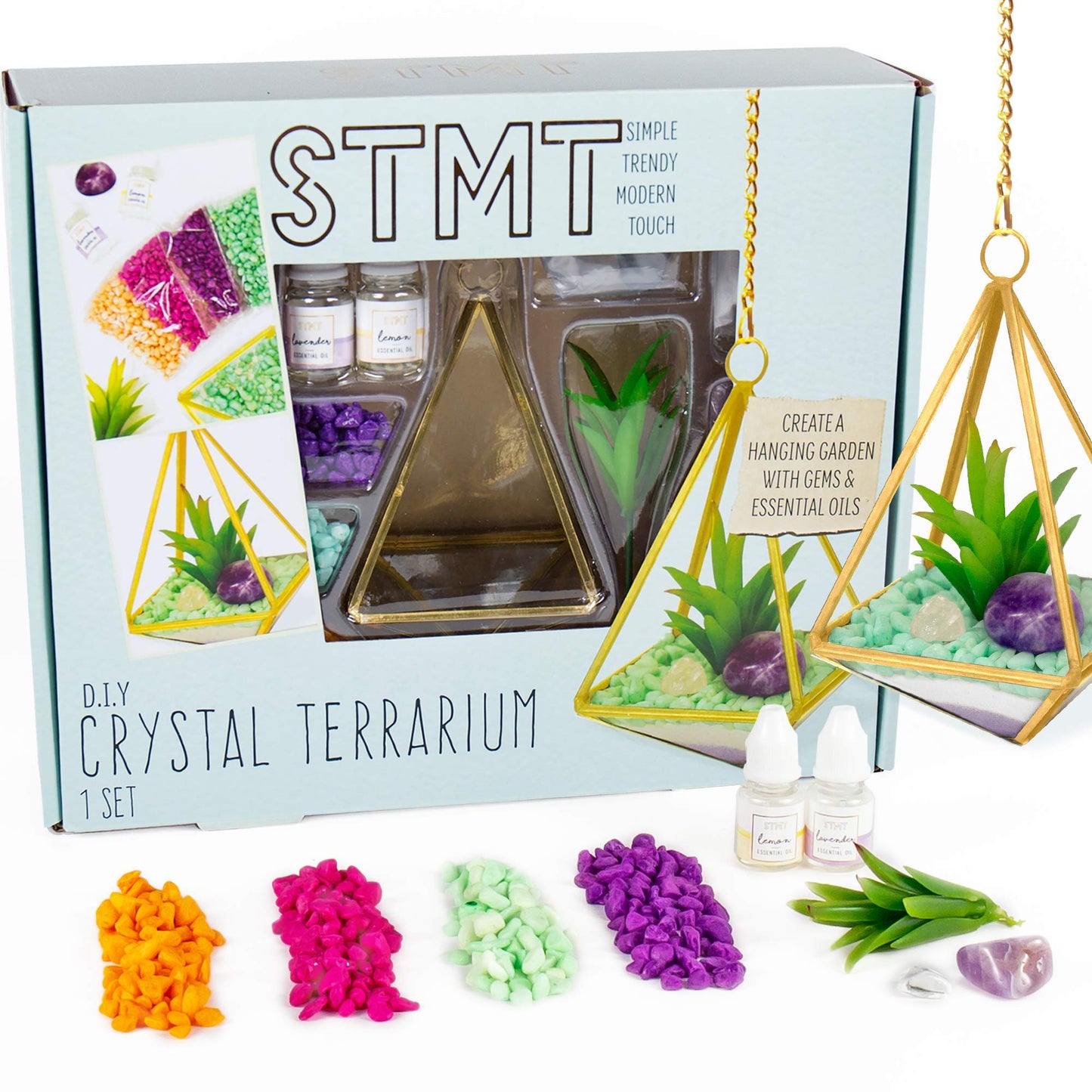 DIY Crystal Terrarium