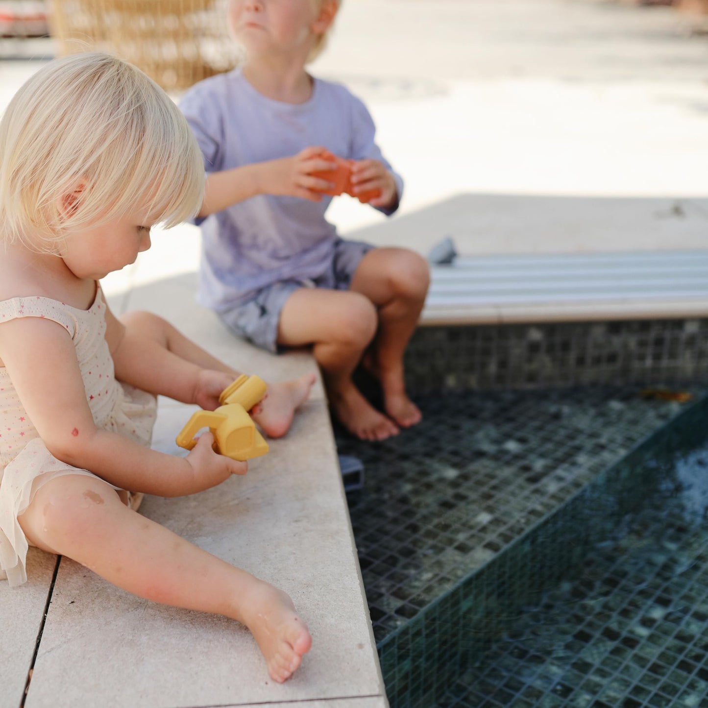 mushie Vehicles Bath Toys Play Set for Toddlers | 100% Food Grade Silicone | Mold Free, Pack of 4