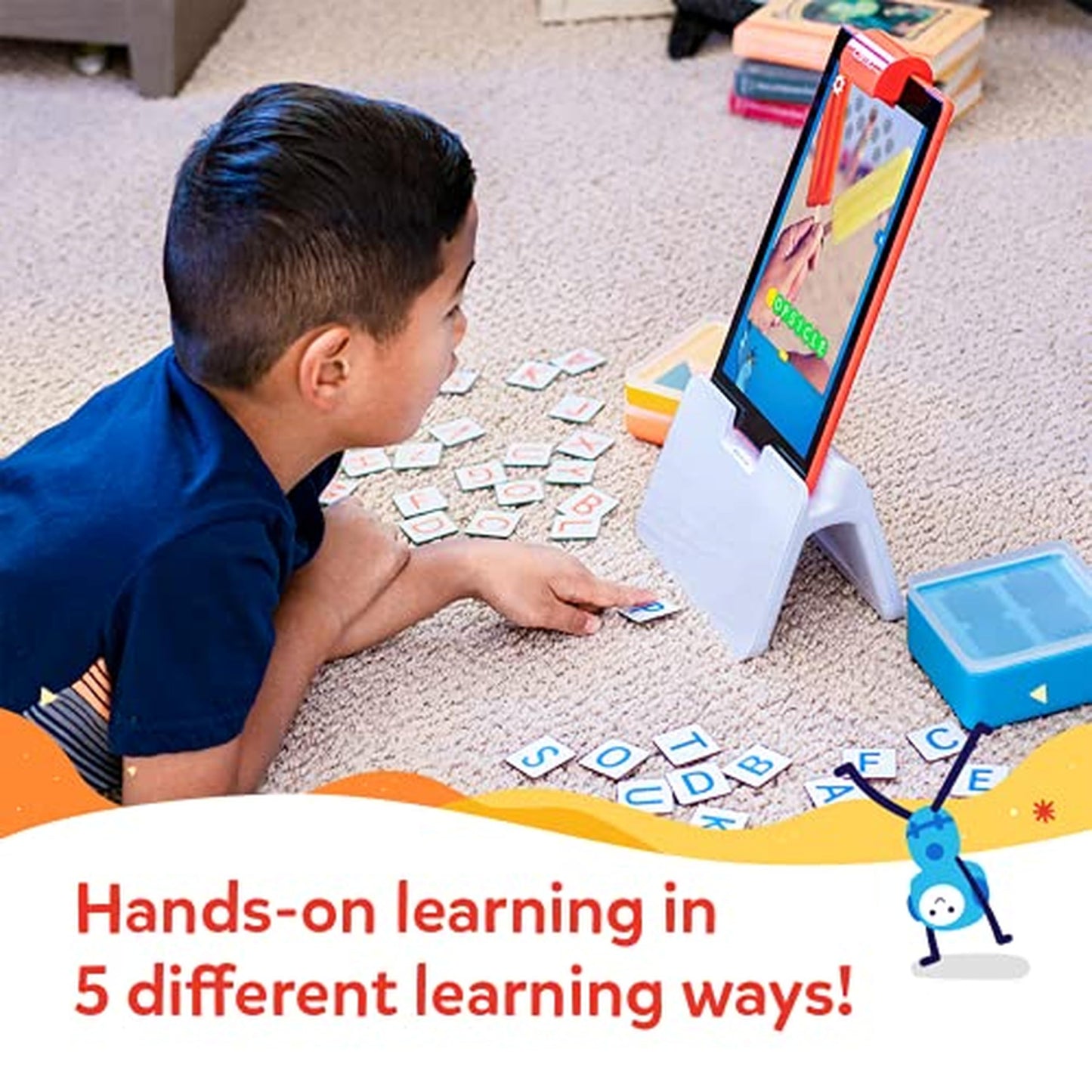 Osmo Genius Starter Kit for Kids Ages 6–10 | 5 Educational Learning Games | Fire Tablet Compatible | Educational STEM Learning System | Base Included