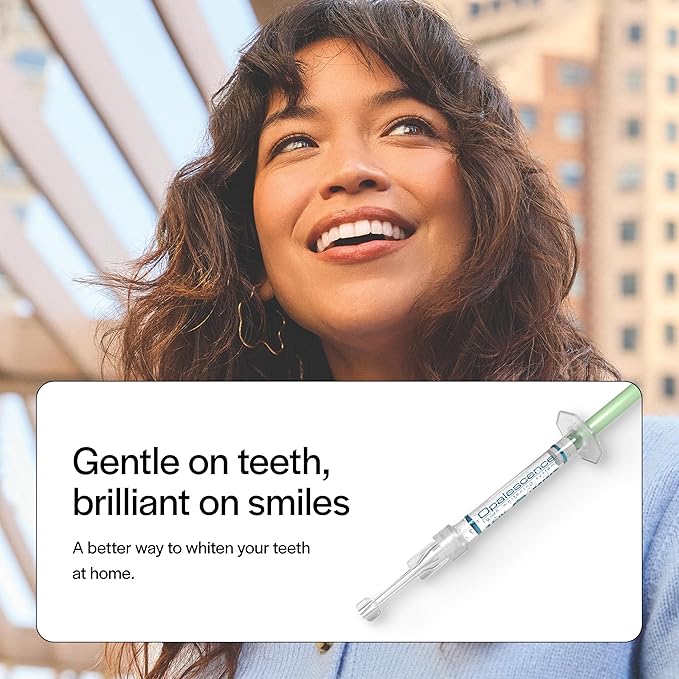 Opalescence 15% Gel Syringes Teeth Whitening Refill Kit - Low Sensivity (4 Syringes) - Cool Mint - Carbamide Peroxide - Made in The USA by Ultradent Tooth Whitening 5195-2