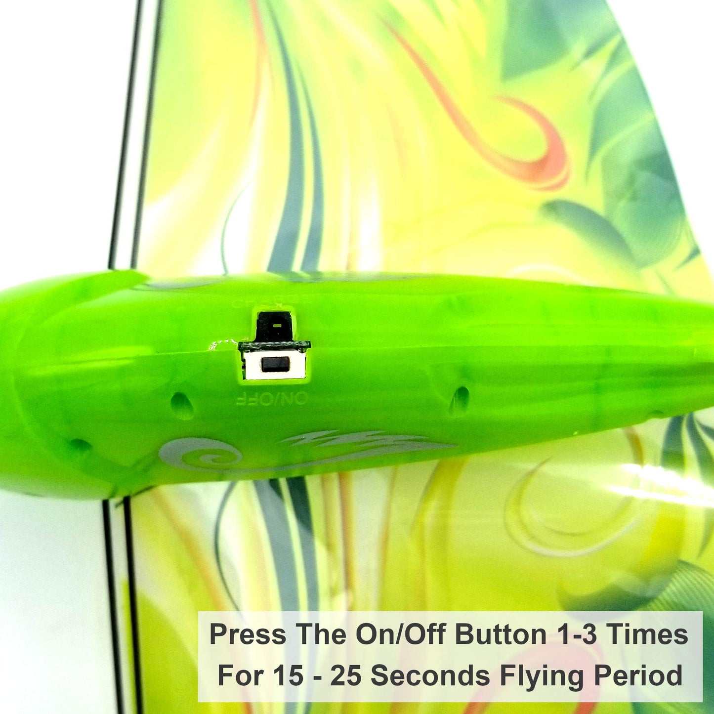 MUKIKIM LX-128-G Self Flying E Bird Electronic Flying Bird Toy Drone - Green
