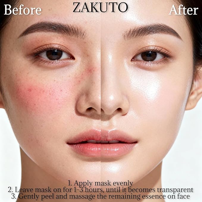 8-Mask Glow Ritual Set | 4 Bio-Collagen Deep Repair Masks + 4 Hyaluronic Acid Hydration Masks | Korean Overnight Firming, Repair & Glass Skin Glow | 30-Day K-Beauty Treatment