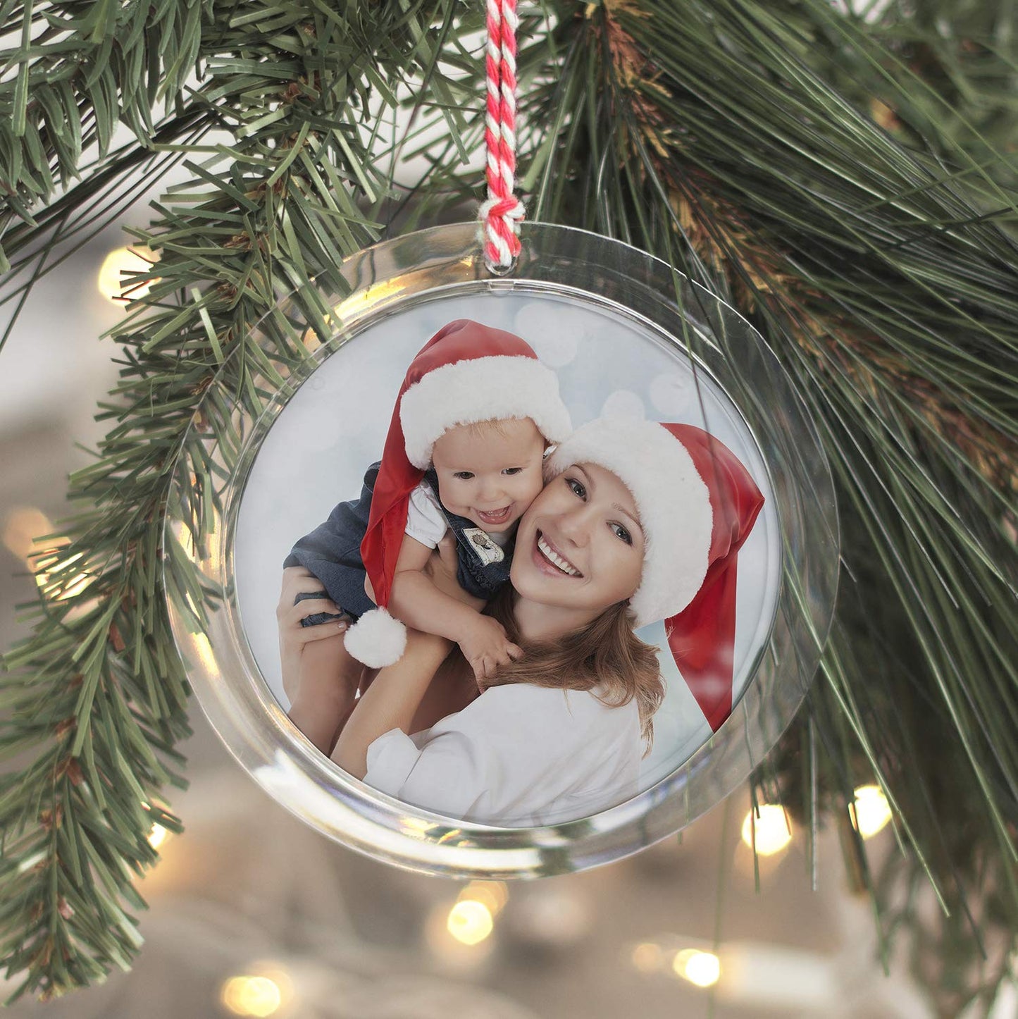 Snapins Create Your Own Round Ornaments - Pack of 12