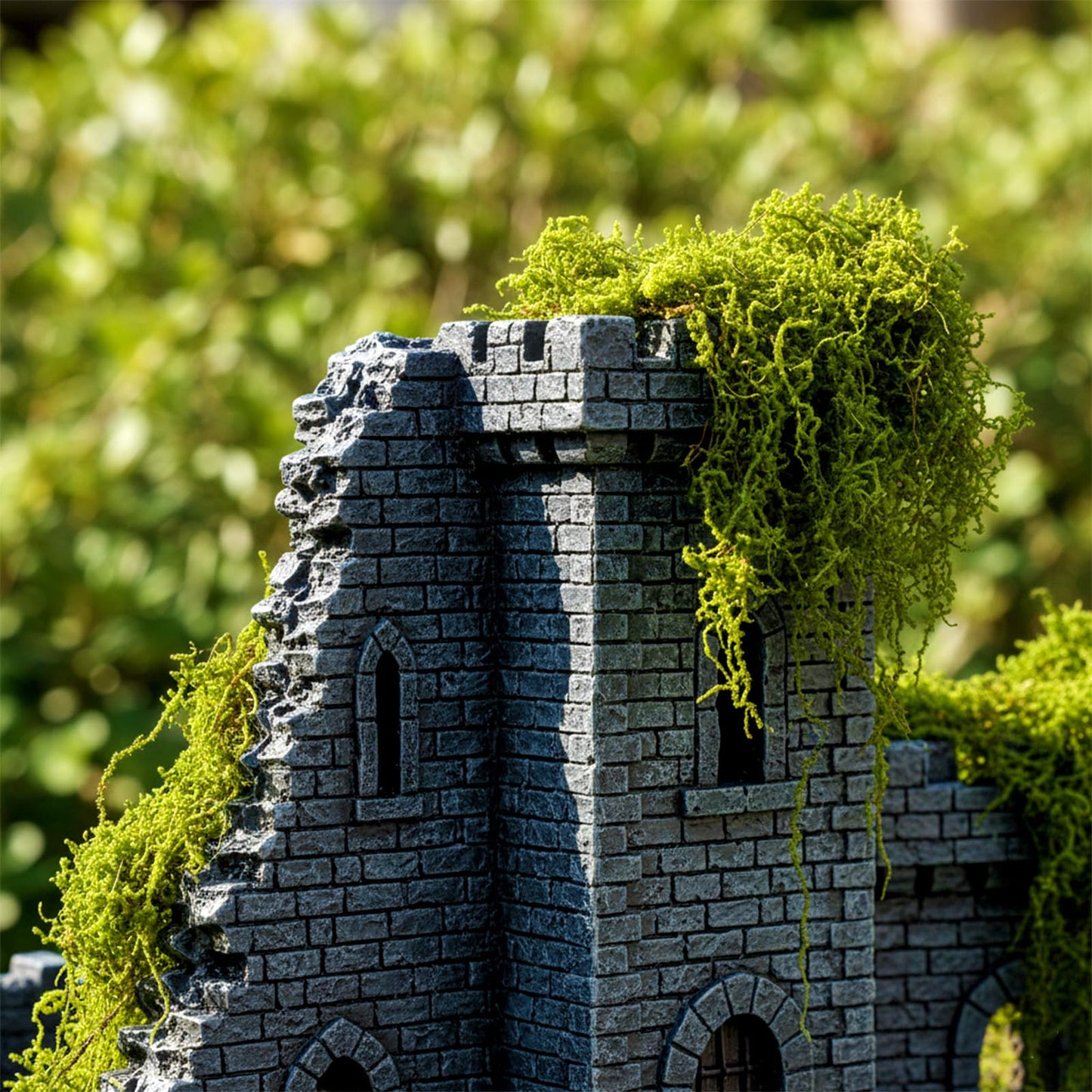 Warmtree Realistic Miniature Vines Simulation Vine Miniature Plants for DIY Mini Model Railway Fairy Garden Architecture Diorama Supplies Scenery Landscape Layout (Light Green)
