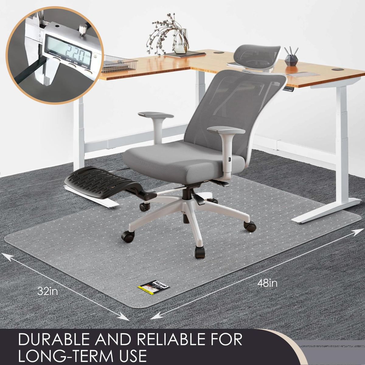 Office Chair Mat for Carpet (2 Count)