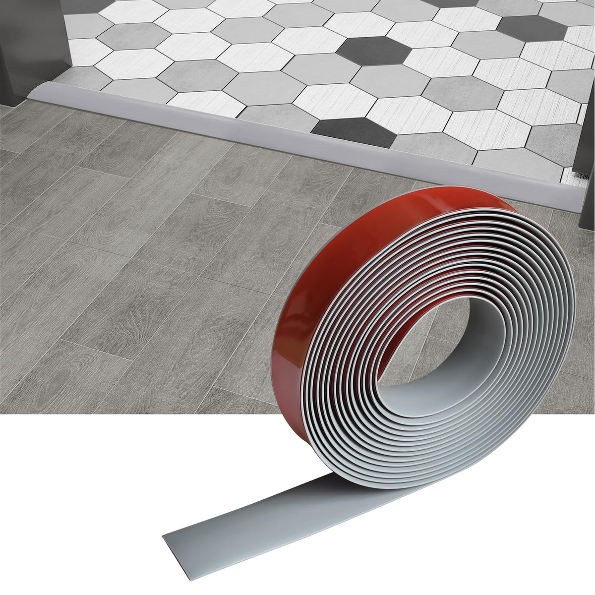 Floor Door Flat Transition Strip & Self