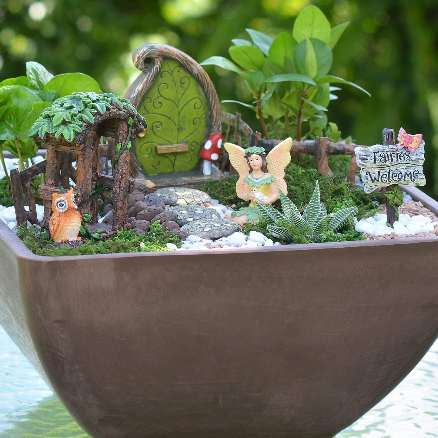 Arcadia Garden Products Charming Forest Fairy Garden Kit