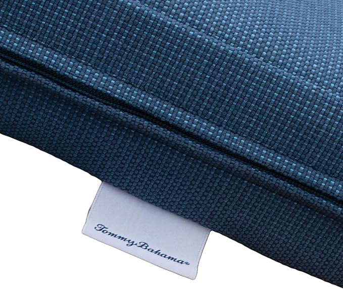 Tommy Bahama Bench Cushion, 48" X 16" X 2.5", Bamboo Bay Cobalt