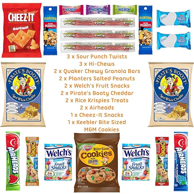Hangry Kits Thank You Gifts For Men And Women - Send-Thank You Gift Basket Care Package To A Friend Or Loved One. Delicious Variety Of Comforting Snacks