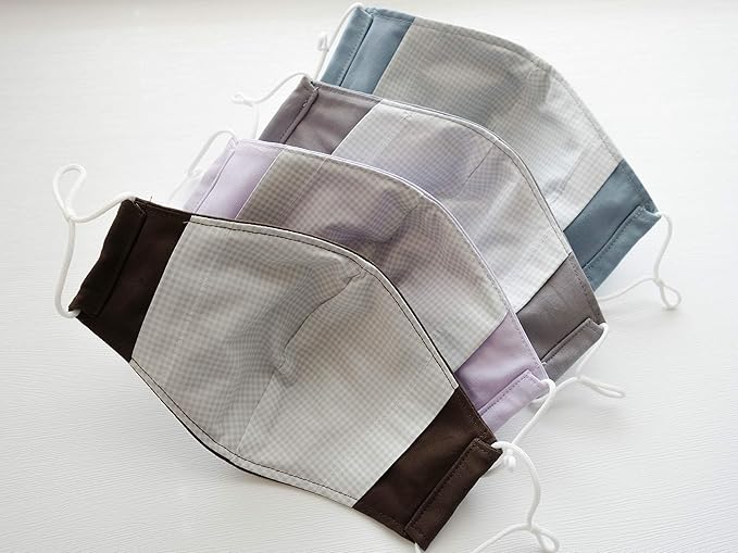HOPE LOVE SHINE Fabric Reusable Face Masks Adjustable Cotton Handmade