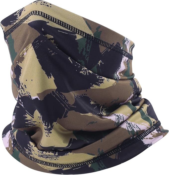 UV Protection Cooling Neck Gaiter Face Mask Scarf for Men - Windproof Neck Cover Bandana Neck Warmer Mask