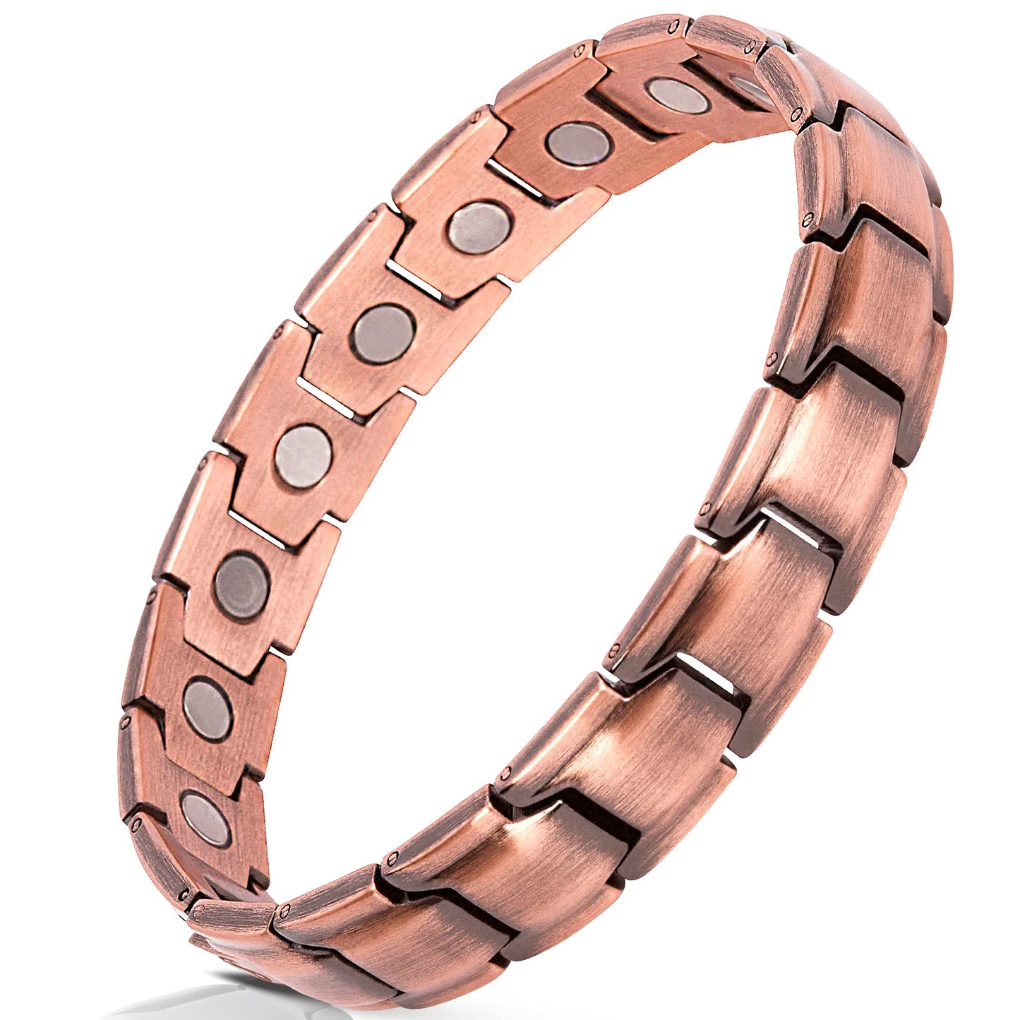Smarter LifeStyle Elegant Copper Magnetic Bracelet for Men, Adjustable Bracelet Length with Sizing Tool for Perfect Fit, Magnetic Bracelets for Men, Mens Copper Bracelet