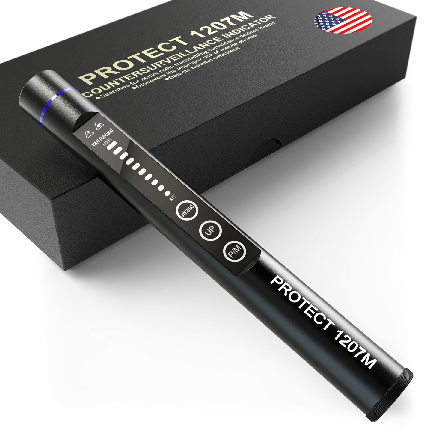 ORIONYX Hidden Camera Detector, Privacy Pen Anti-Spy Camera Finder, Bug and GPS Tracker Detector for Home, Office, and Travel - Hero Pen Hidden Device Detector, Perfect for Gift