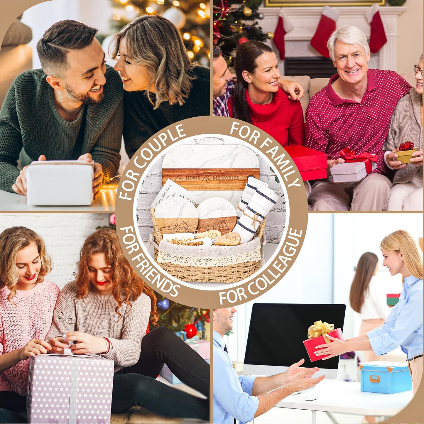 House Warming Gifts New Home,Unique Housewarming Gift Baskets for Couples, Clients, Women, New Home Gift for Home, Closing Gifts for Home Buyers, First Home Gift Ideas, New Apartment