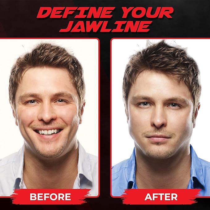 Mayena Jaw Exerciser for Men & Women | 4 Resistance Levels (8pcs) Silicone Jawline Exerciser Set | Powerful Jaw Trainer & Jawline Shaper for All Level Users | Slims, Tones & Defines the Face