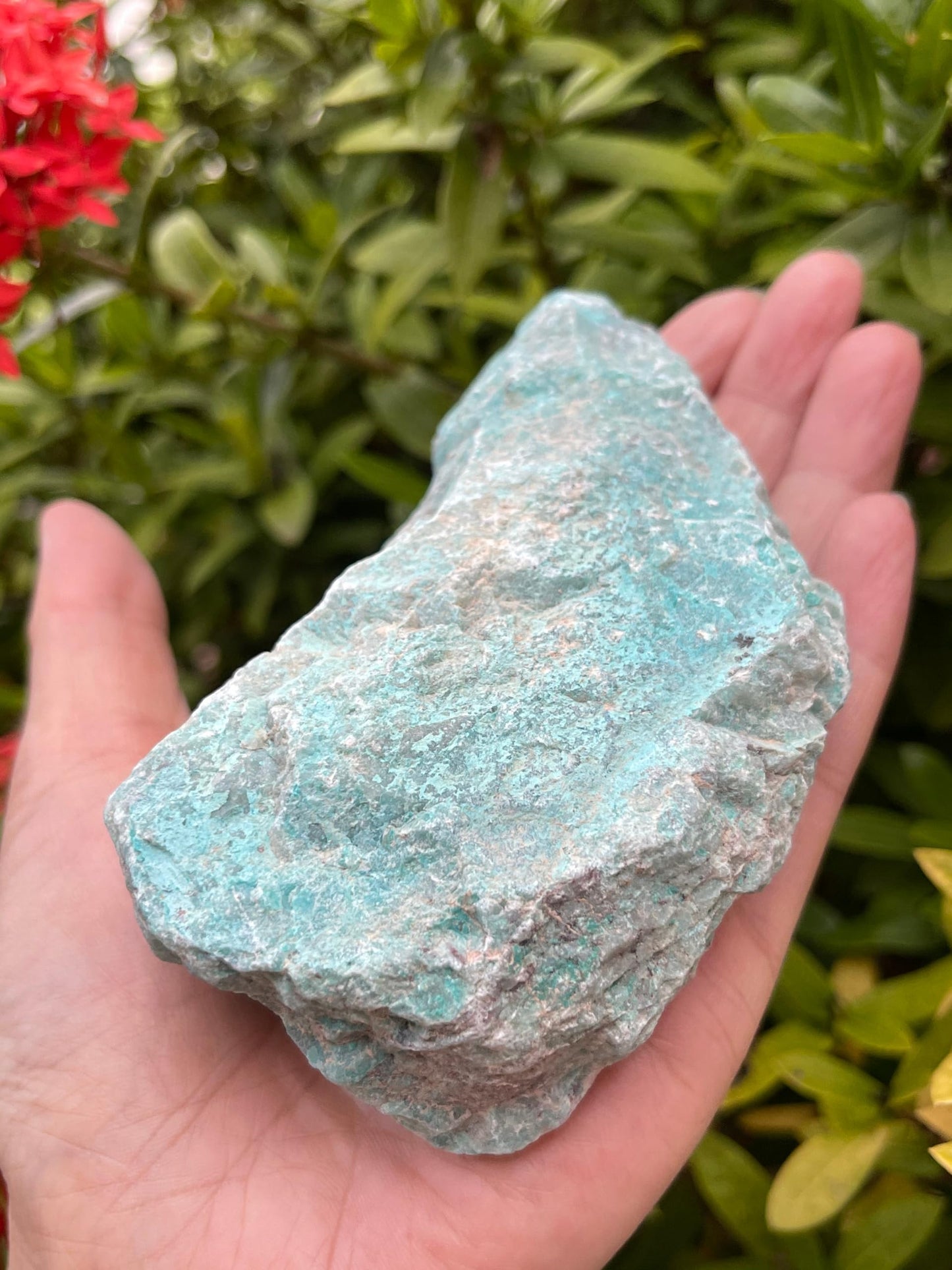 GAF TREASURES XL Raw Chrysocolla, 3-4" Natural Rough Chrysocolla, Chrysocolla Rough, Chrysocolla Healing Rough Crystal (Chrysocolla, 0.5-1 lb)