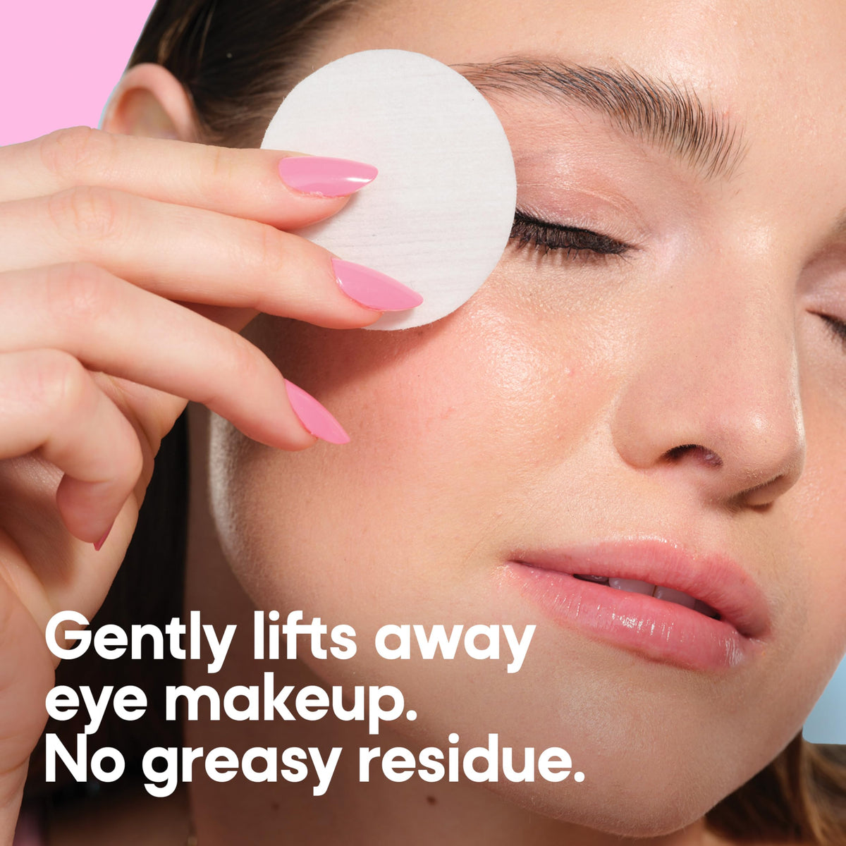 Oil Free Micellar Eye Makeup Remover Pads (80 Count)