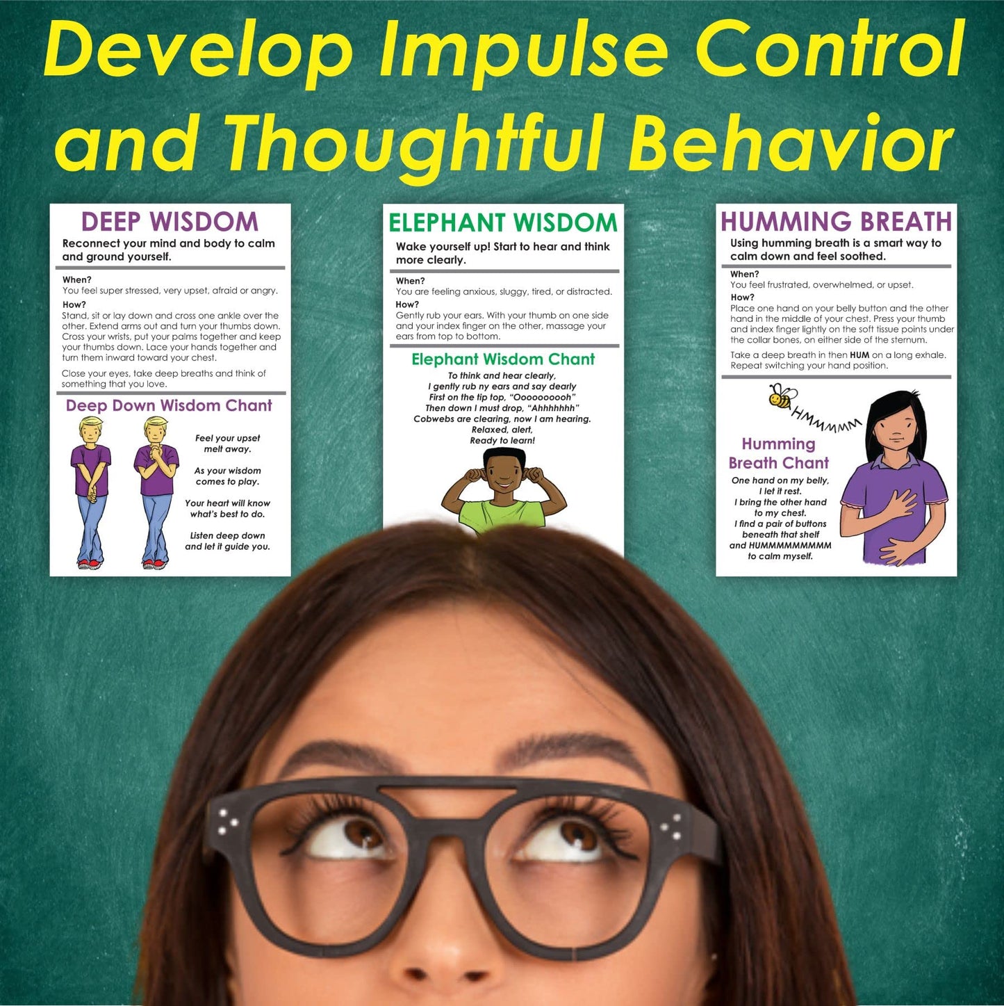 SELF REGULATION POSTERS Behavior Management Classroom Tools 13 11" by 17" Mindfulness Posters for Classroom. Calming Down Tools for Kids SEL Posters for Classroom Elementary School Counselor Posters