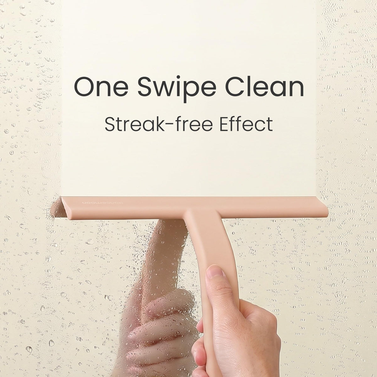 JustHang Shower Squeegee with Built