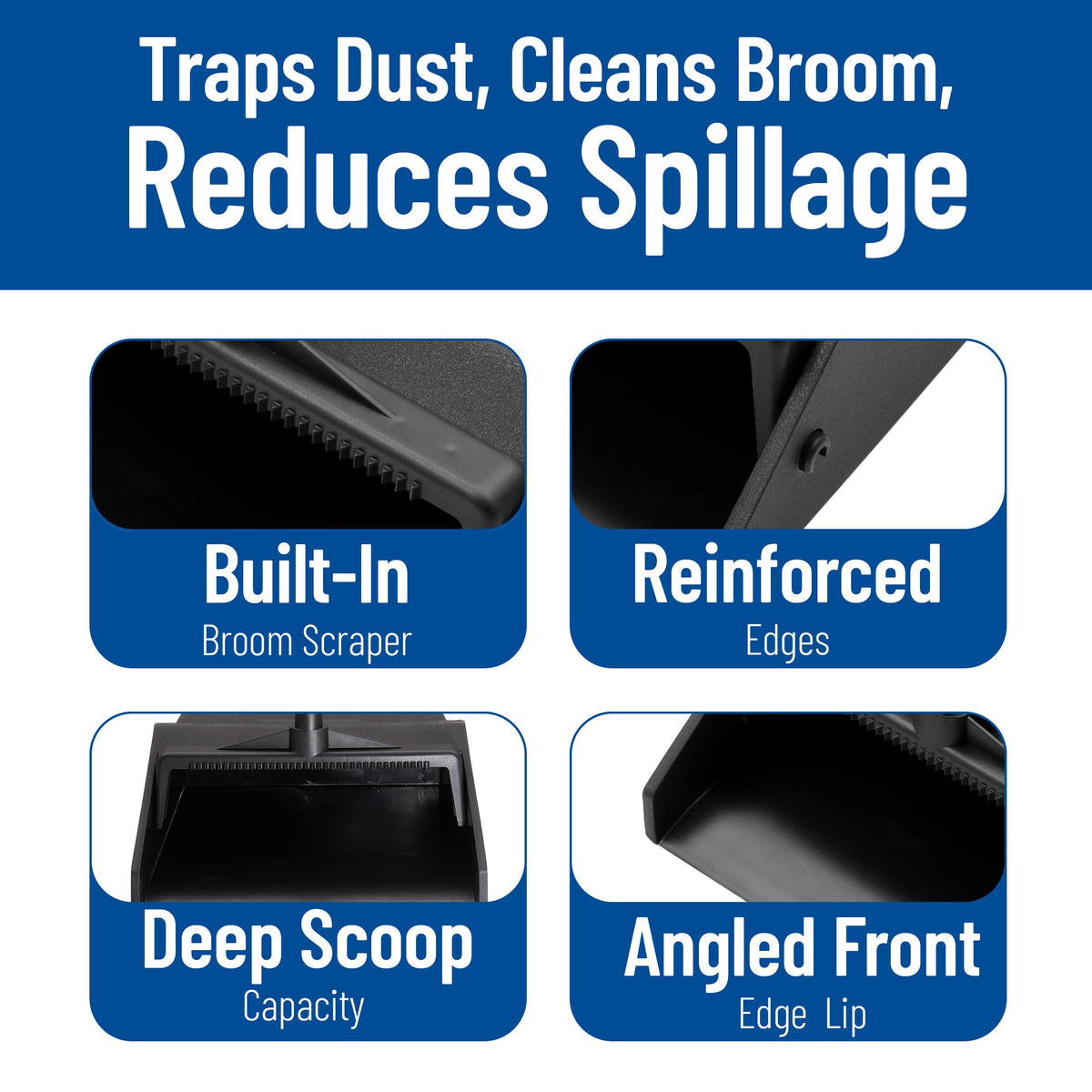 Sparta Upright Dust Pan with 30 Inch Two