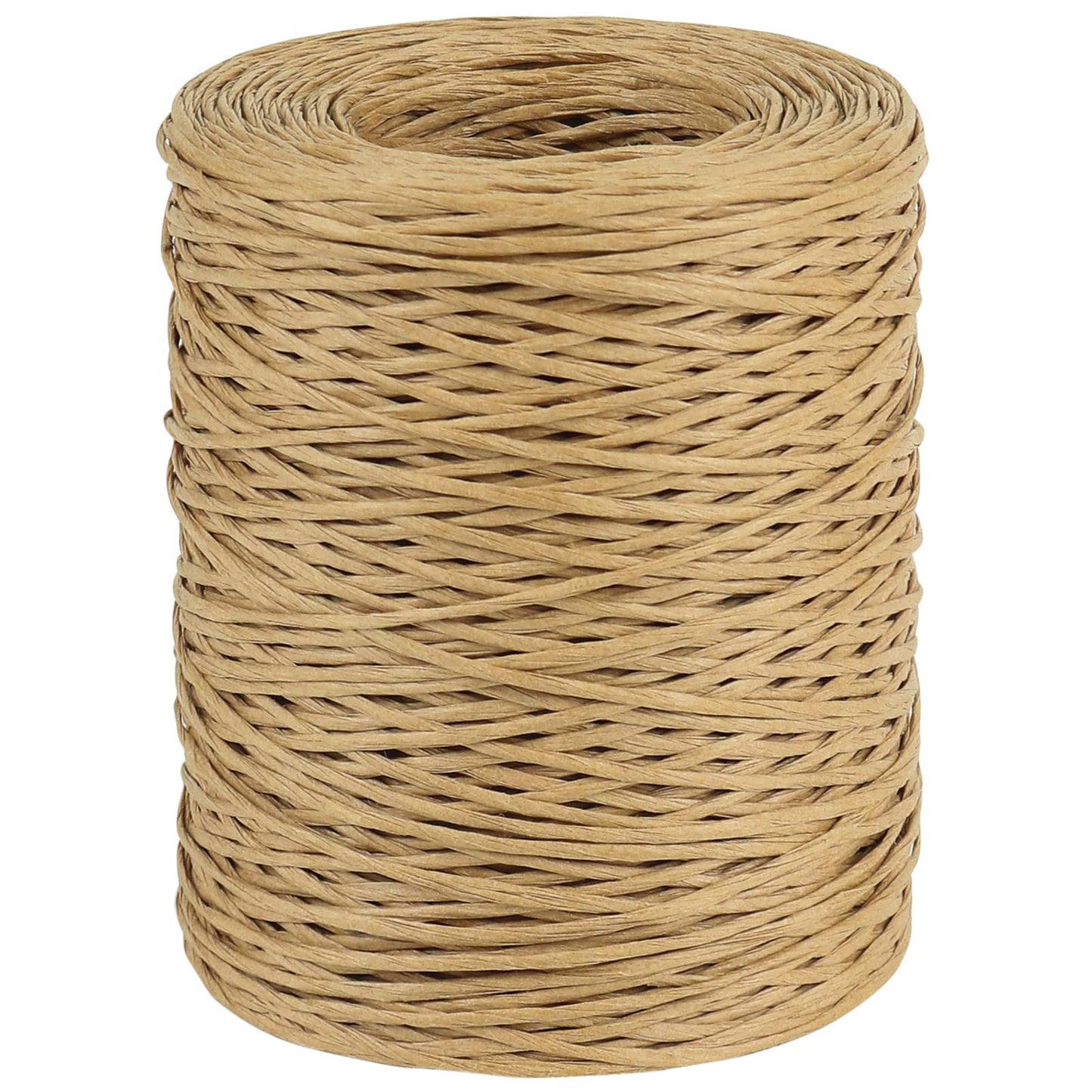 Tenn Well Floral Binding Wire, 656 Feet 2mm Paper Covered Wire Rustic Vine Wires for Floral Arrangements, Flower Crowns, Grapevine Wreath Making, Wedding Decorating, DIY Projects (Natural)
