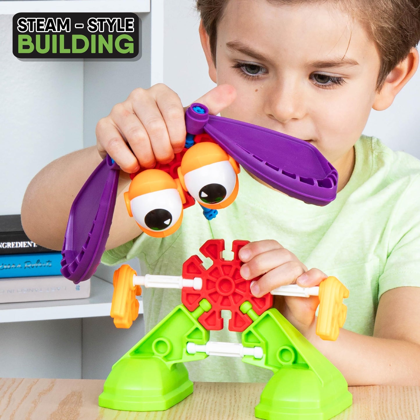 KID K'NEX - Budding Builders Set ‚ 100 Pieces, Preschool STEM Building, Kid Construction Set, Creative Play ‚ Ages 3+