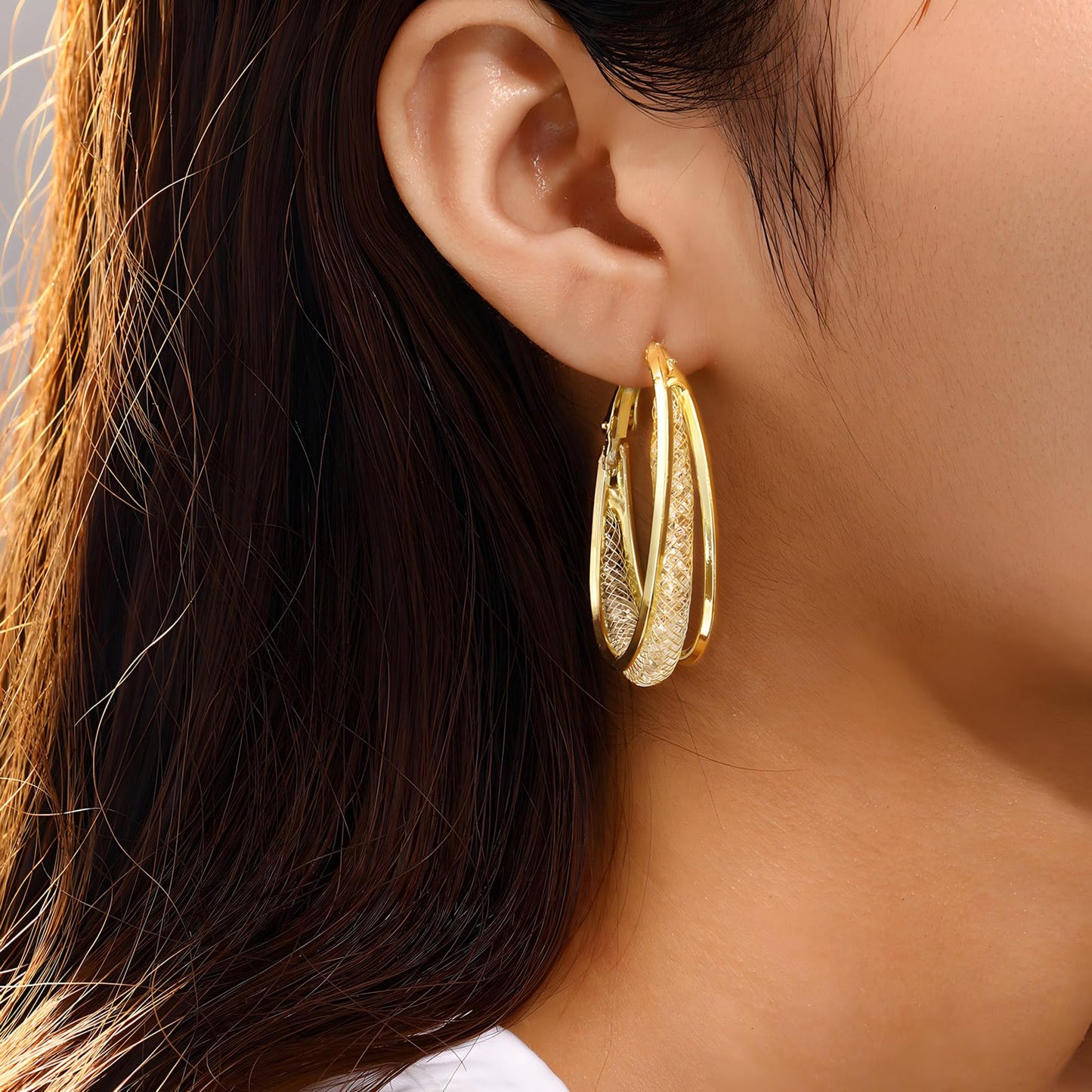 Lymphatic Earrings (Gold)