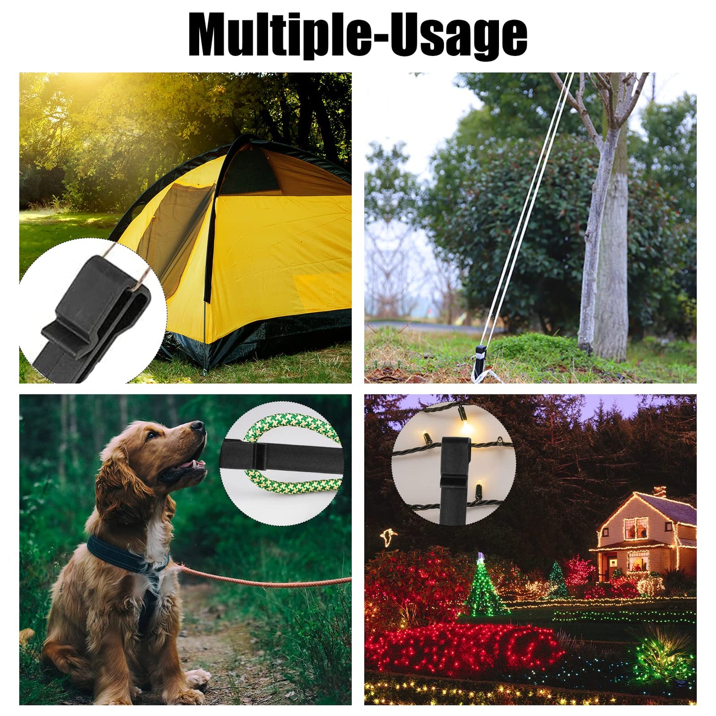 30 PCS Plastic Landscape Stakes, 10 Inch Plant Support Lawn Stake Heavy Duty for Landscaping and Garden