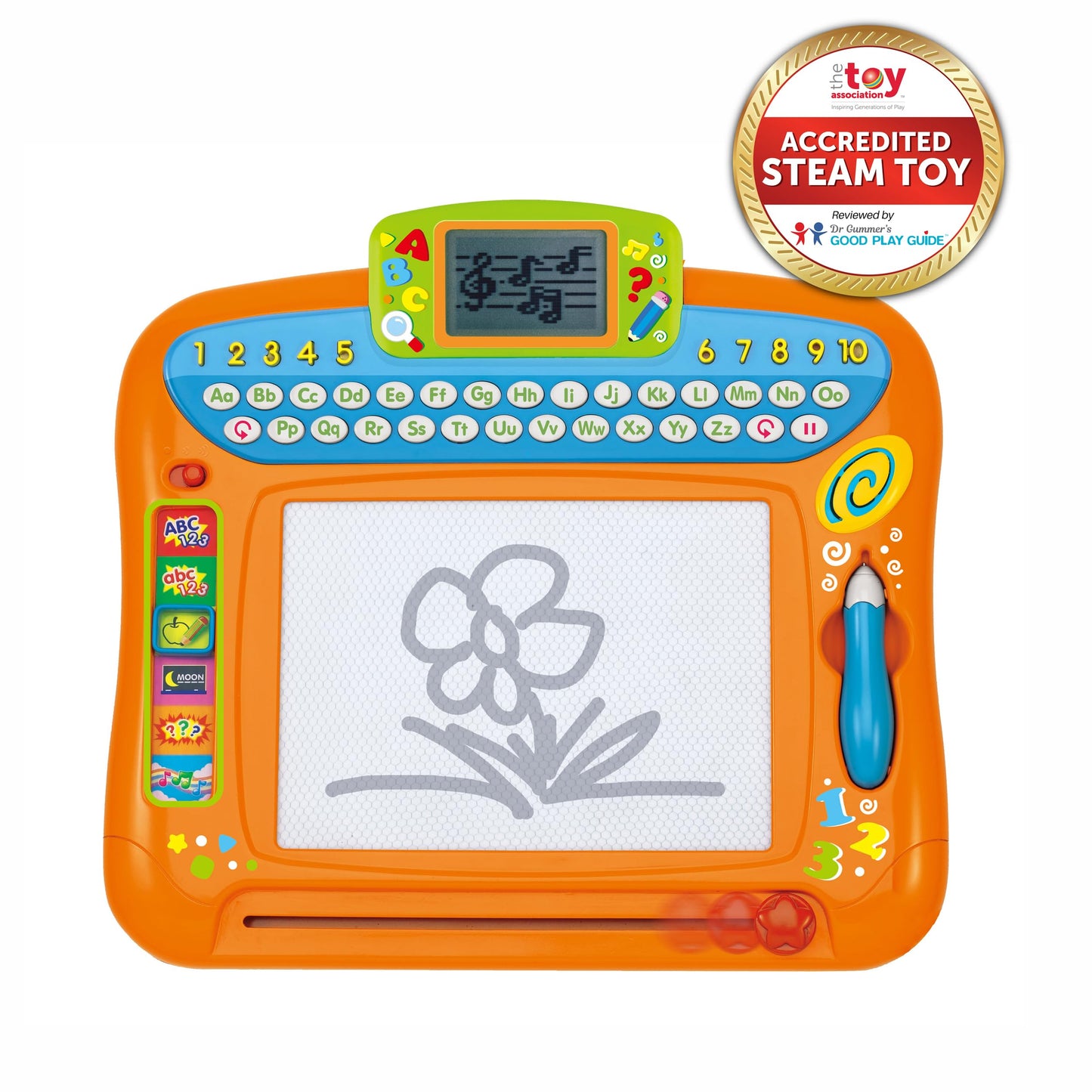 winfun Write 'n Draw Learning Board – Interactive Educational Toy for Toddlers, LCD Screen, 6 Learning Modes, Numbers, Letters, Music & More, Ideal for Ages 24 Months+