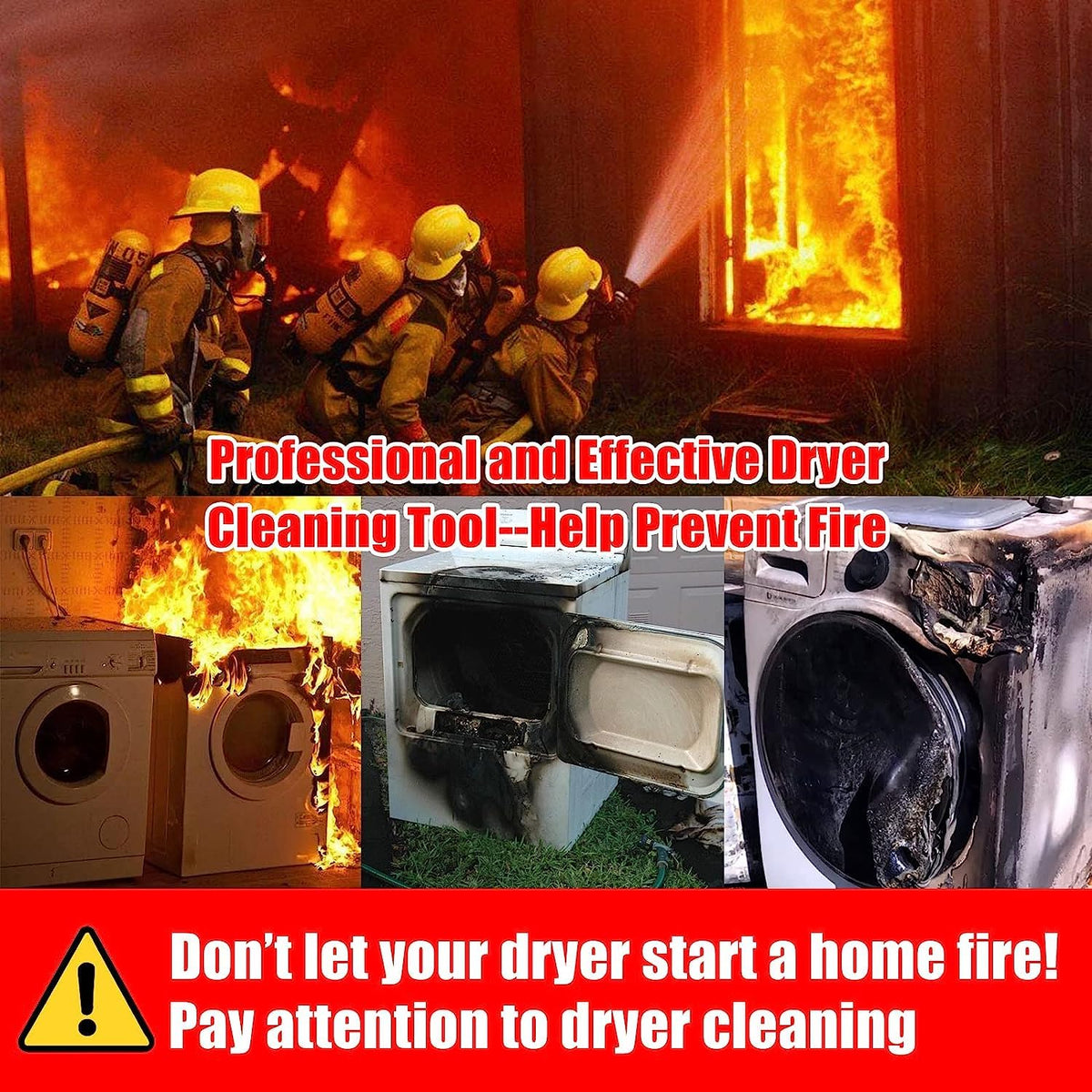 60Ft Dryer Vent Cleaner Kit