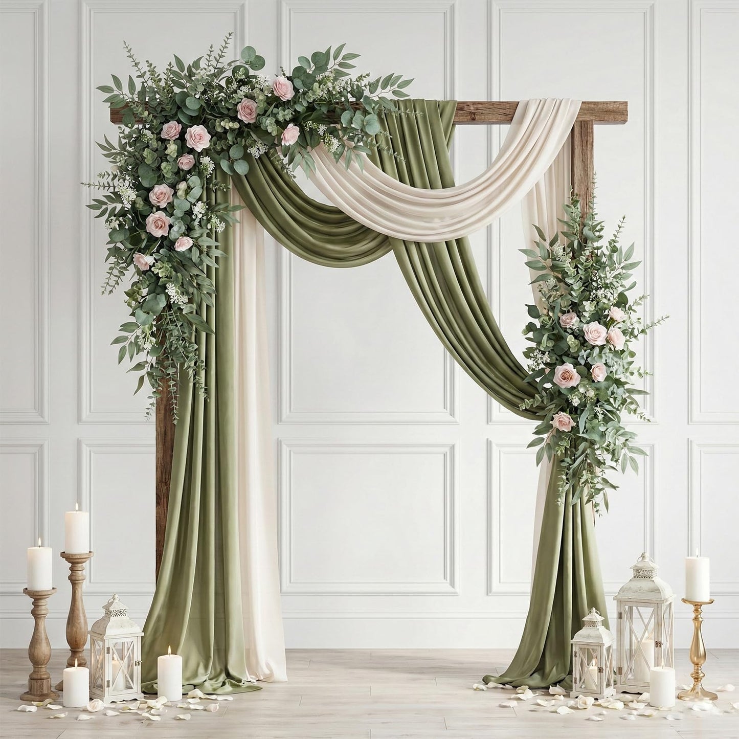 lovemoon 130 Pcs Artificial Mixed Eucalyptus Stems Bulk, 5 Kinds of Faux Greenery Eucalyptus Leaves Bulk for Vase Wedding DIY Bouquets Floral Arrangement Home Decor (130, Green)