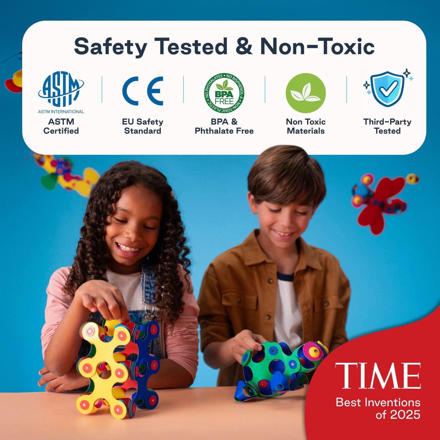 Clixo Mega Pack – 150-Piece Flexible Magnetic Building Toy for Creative Family Play | STEAM Learning, Open-Ended Play. Perfect for Collaborative Fun, Travel, and Educational Bonding. Ages 4+