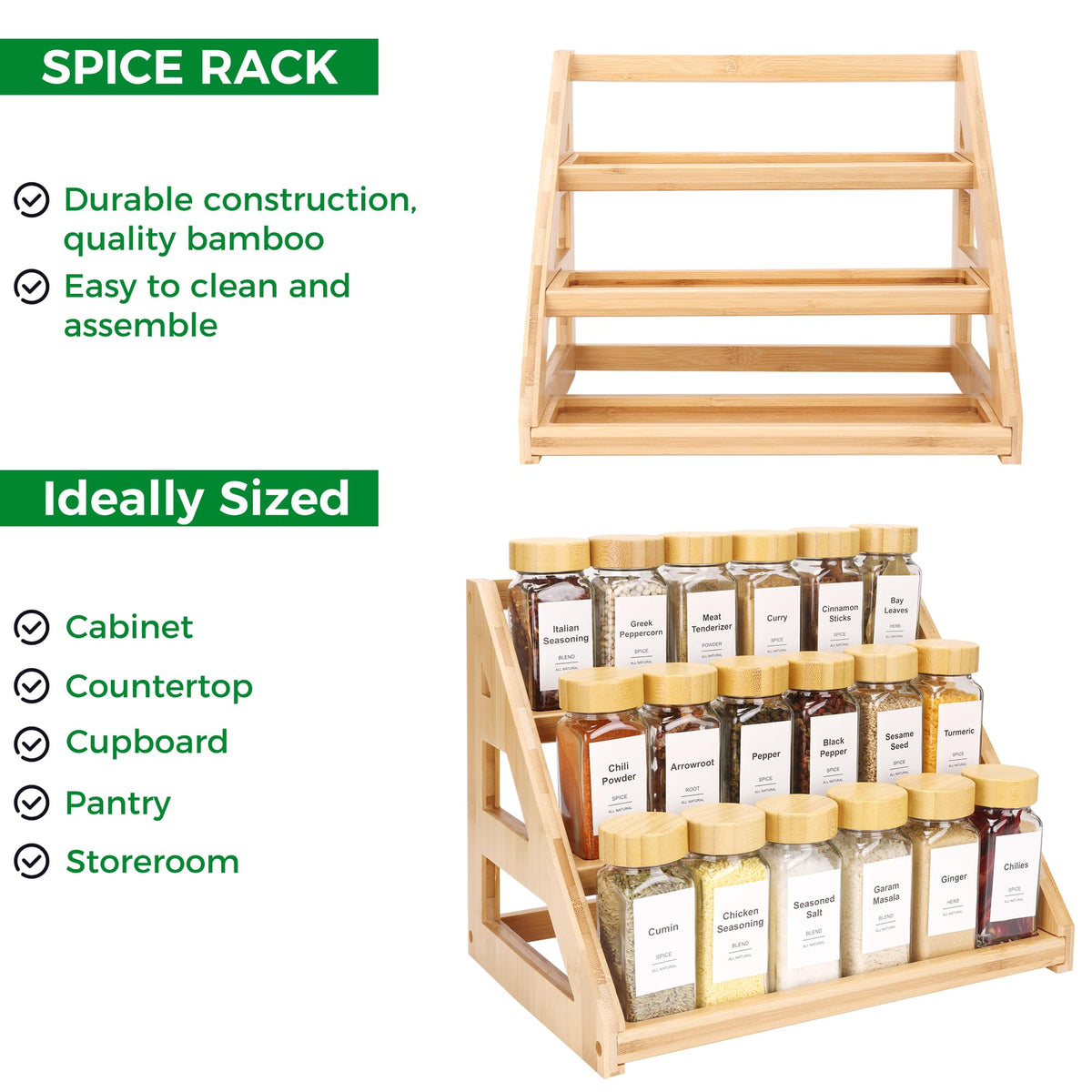 Spice Rack Spice Organizer (26 Count)