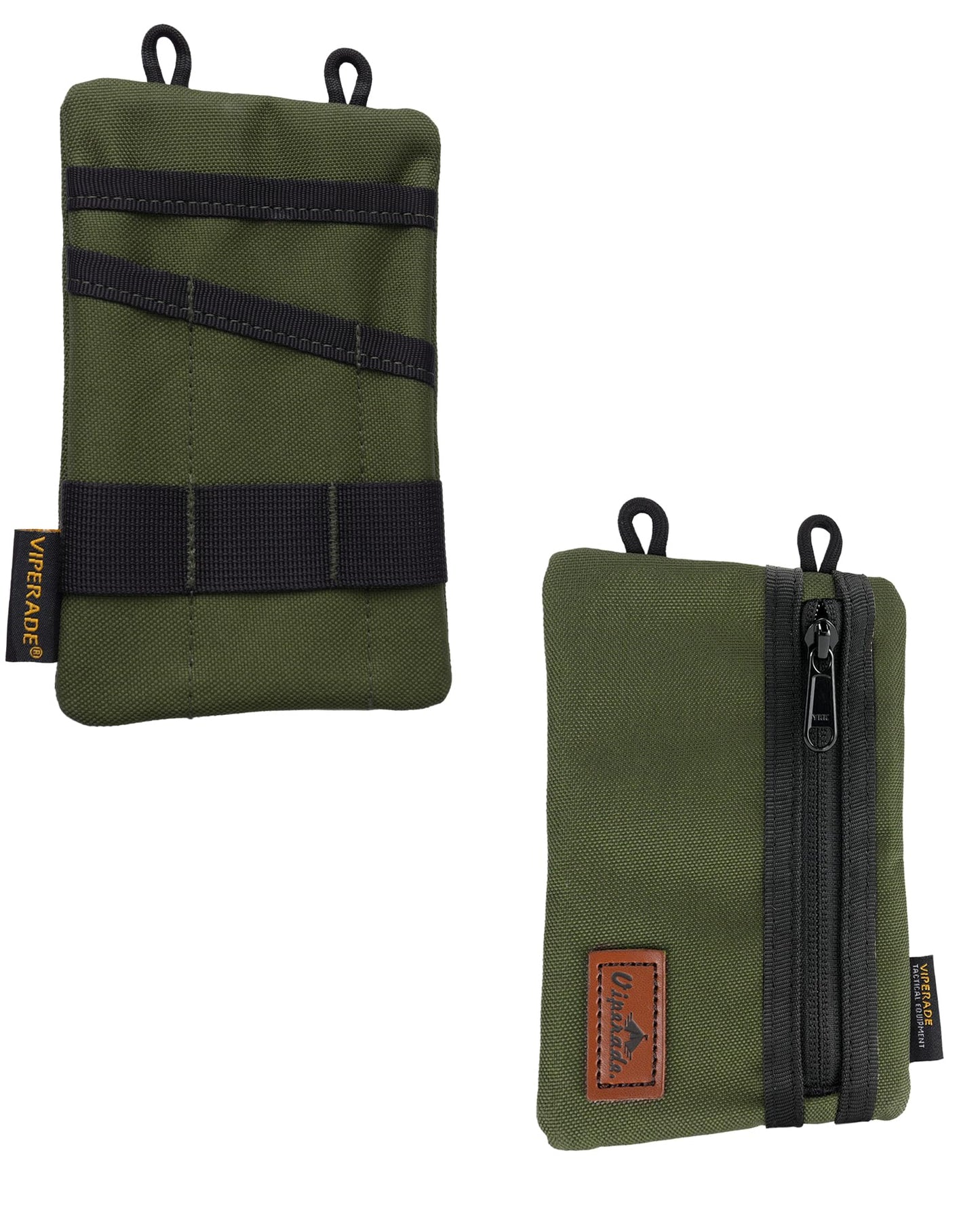 VIPERADE VE1 EDC Tool Pocket Organizer, Small EDC Pouch with 5 Pockets, Small Multitool Organizer Pouch Nylon Tool Sheath for Flashlight Multitools Pen Notebook