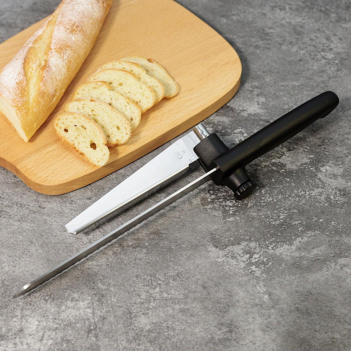 accuStation Bread Slicer for Homemade Bread, Sourdough Baking Supplies, Cake Knife, Sour Dough tools, Lame, Scoring Tool, Serrated Knives, Accessories for Sourdough Rounds, Adjustable Slicing Guide.
