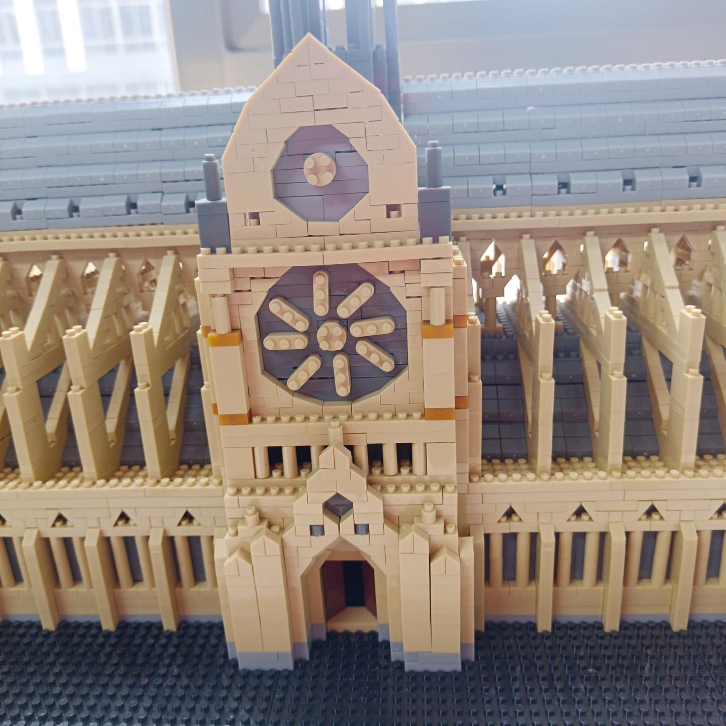 alltogetho Paris Notre Dame Cathedral Micro Building Blocks, 7300+ Pieces 3D Challenging Architecture Set for Adults - Collectible Display Model Educational Souvenir Gift for History & Art Lovers