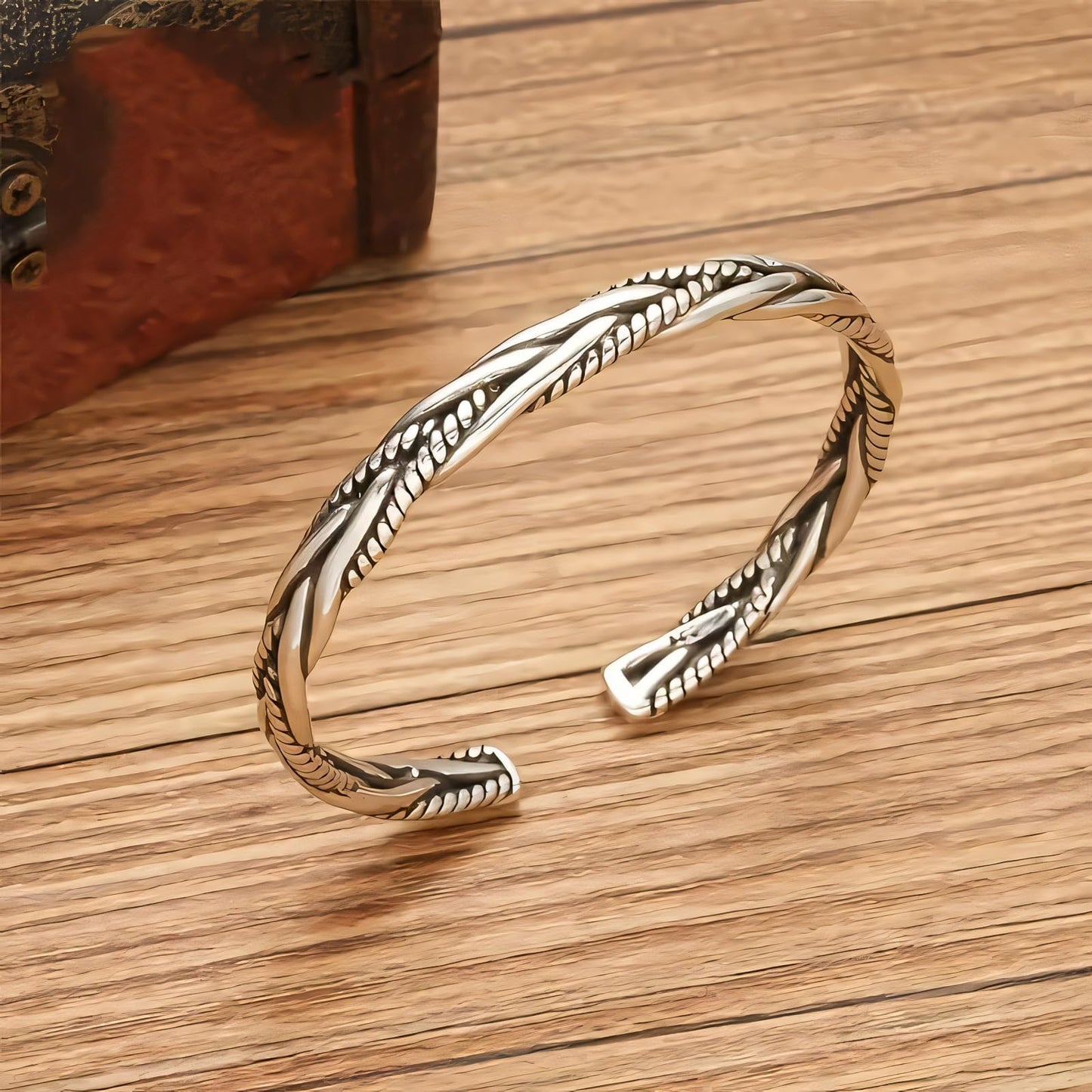 Handmade 925 Sterling Silver Bangle Bracelet For Men Weave Bangle Bangle Simple Silver Cuff Bangles Open Adjustable Bangle Bracelets For Women Men Vintage Statement Bangles Fashion Jewelry Gifts