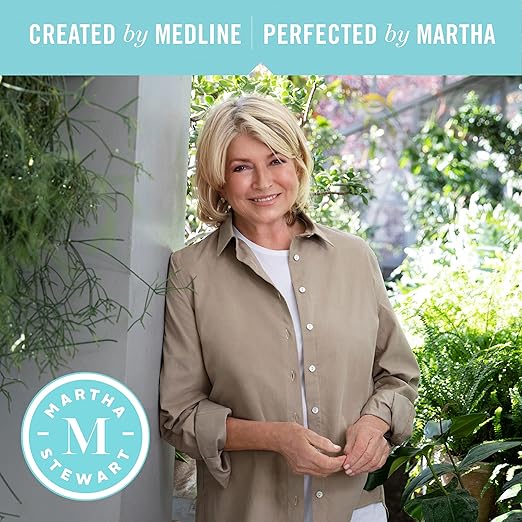 Medline Martha Stewart Foam Coccyx Cushion Seat Pillow, 18" x 14" x 3.3", Ergonomic Relief